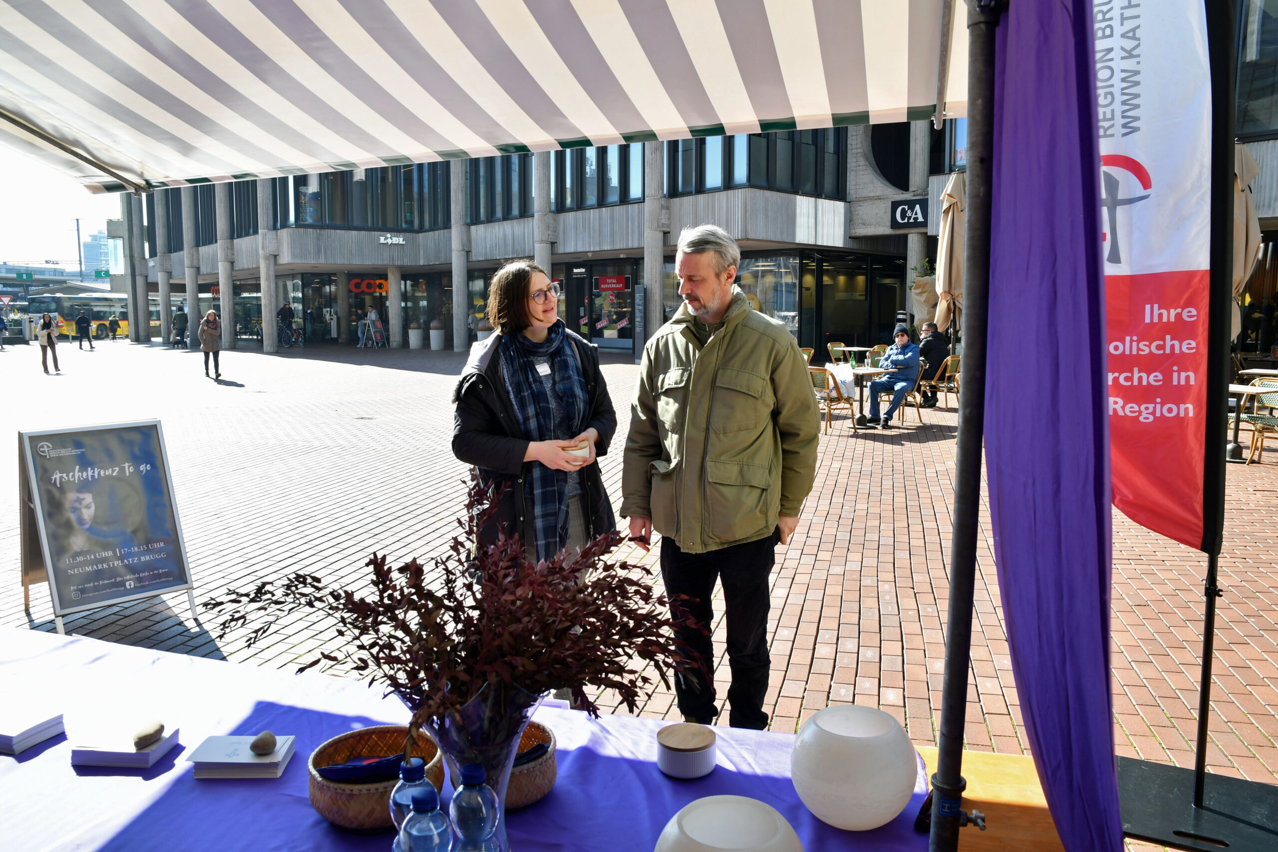 Aschermittwoch auf dem Neumarktplatz in Brugg